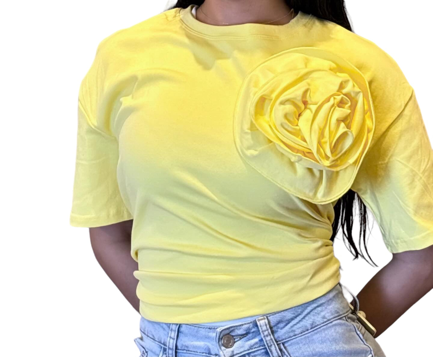 Flower T-shirt Yellow