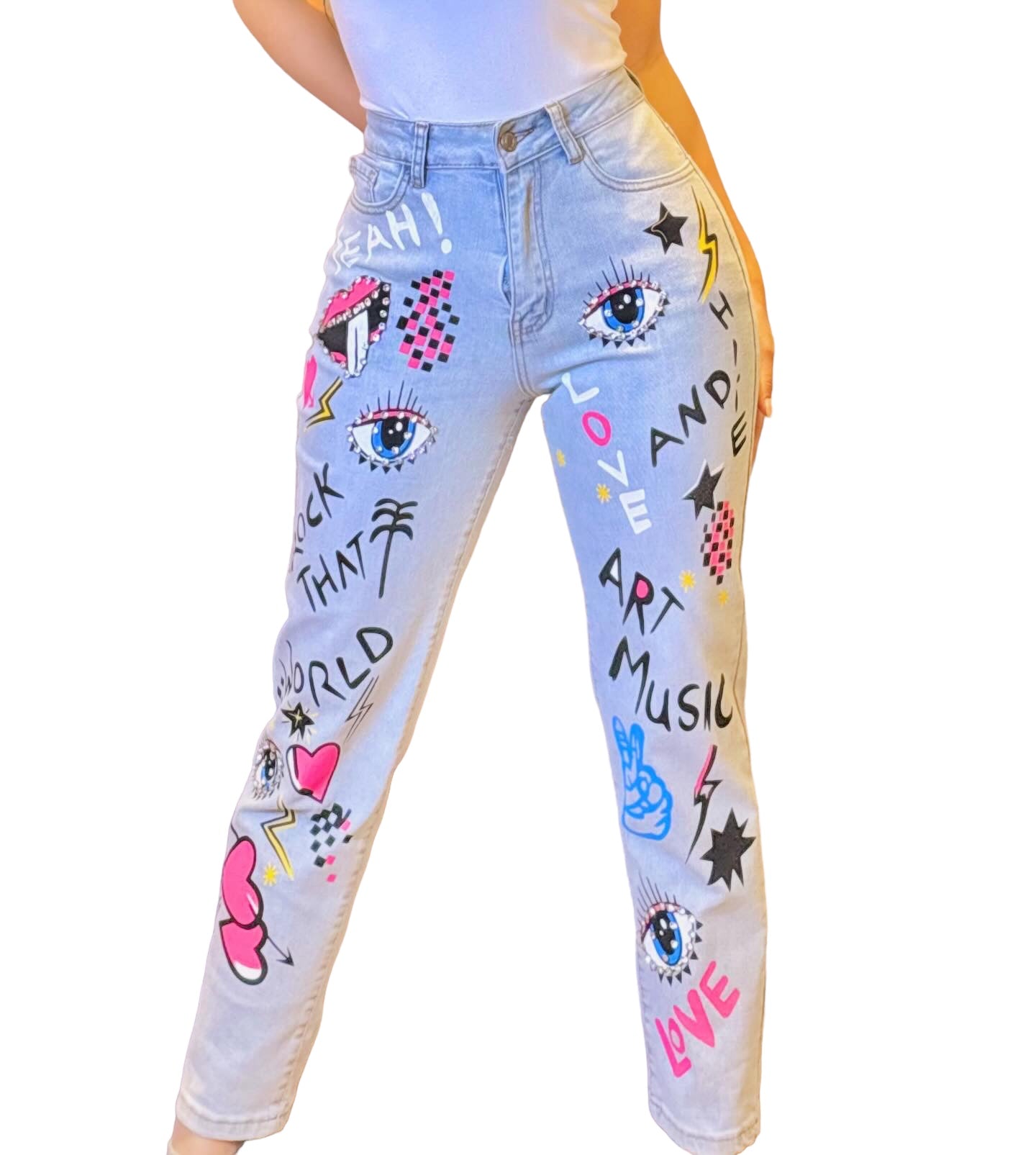 Rockstar colorful Jeans