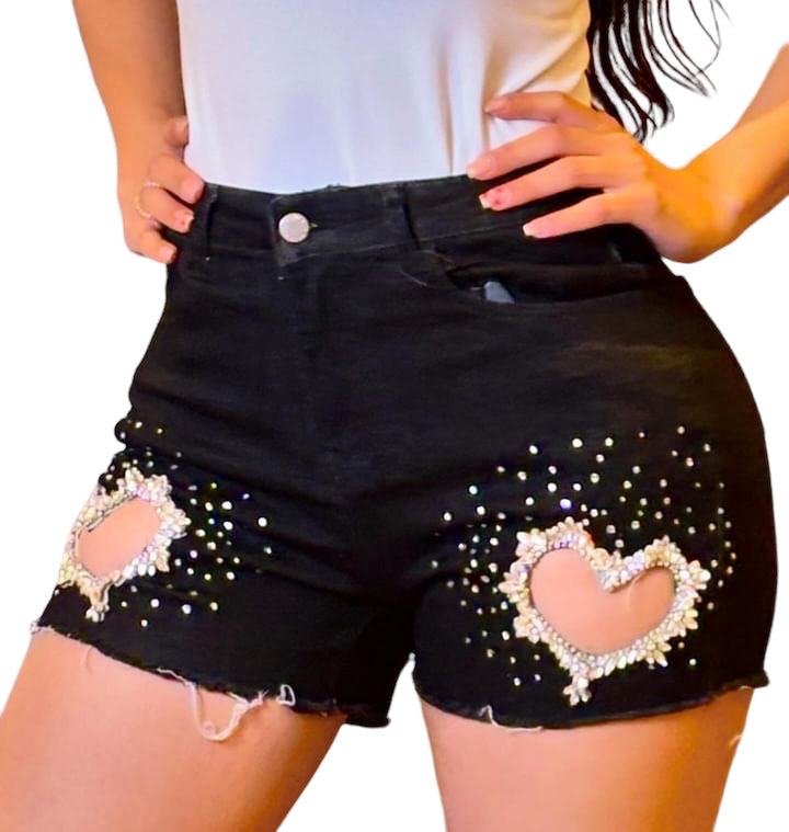 Heart Short Black