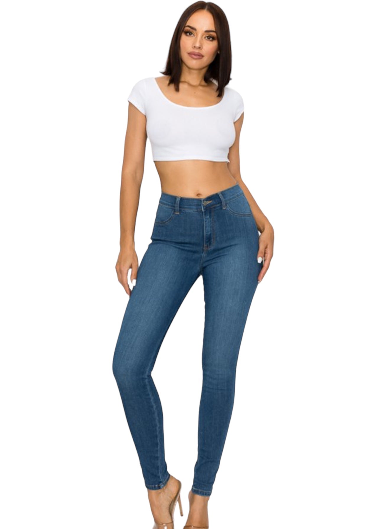 Encore Jeans Medium Blue V1663M
